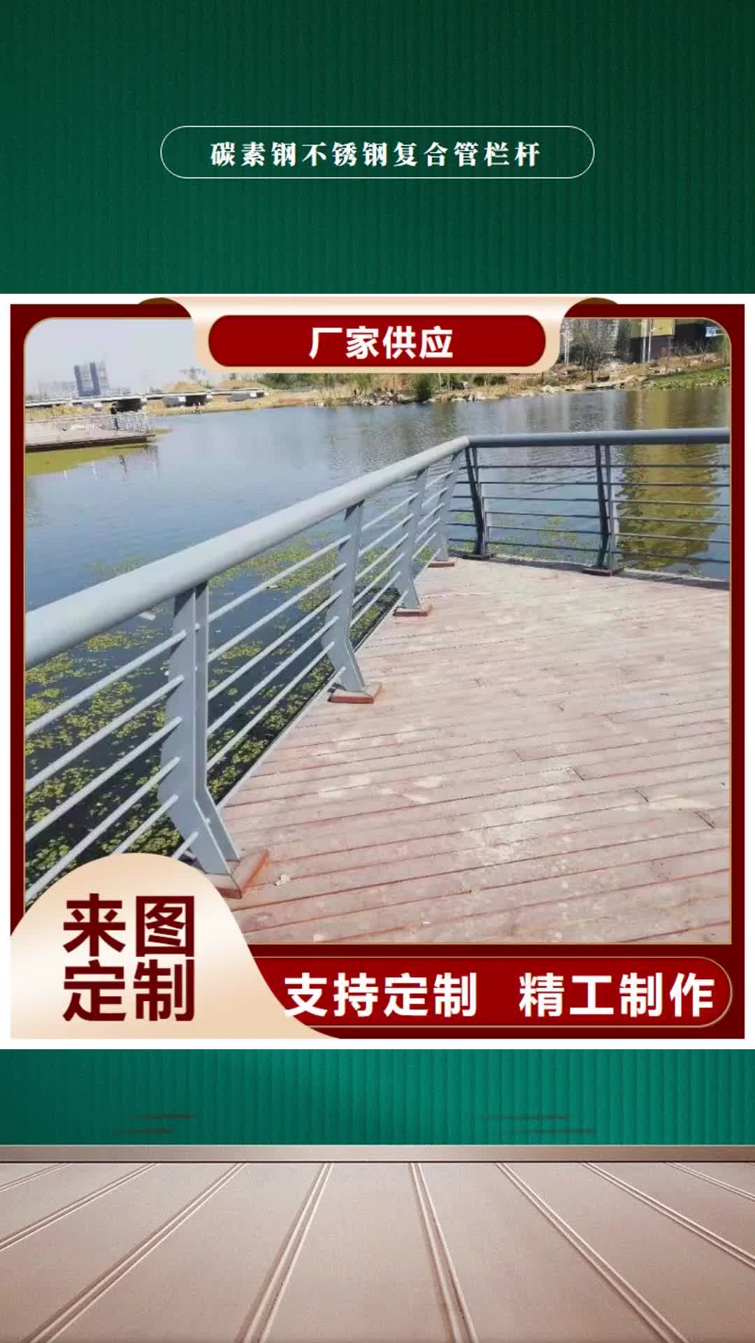 南阳【碳素钢不锈钢复合管栏杆】 LED防护栏杆现货直供