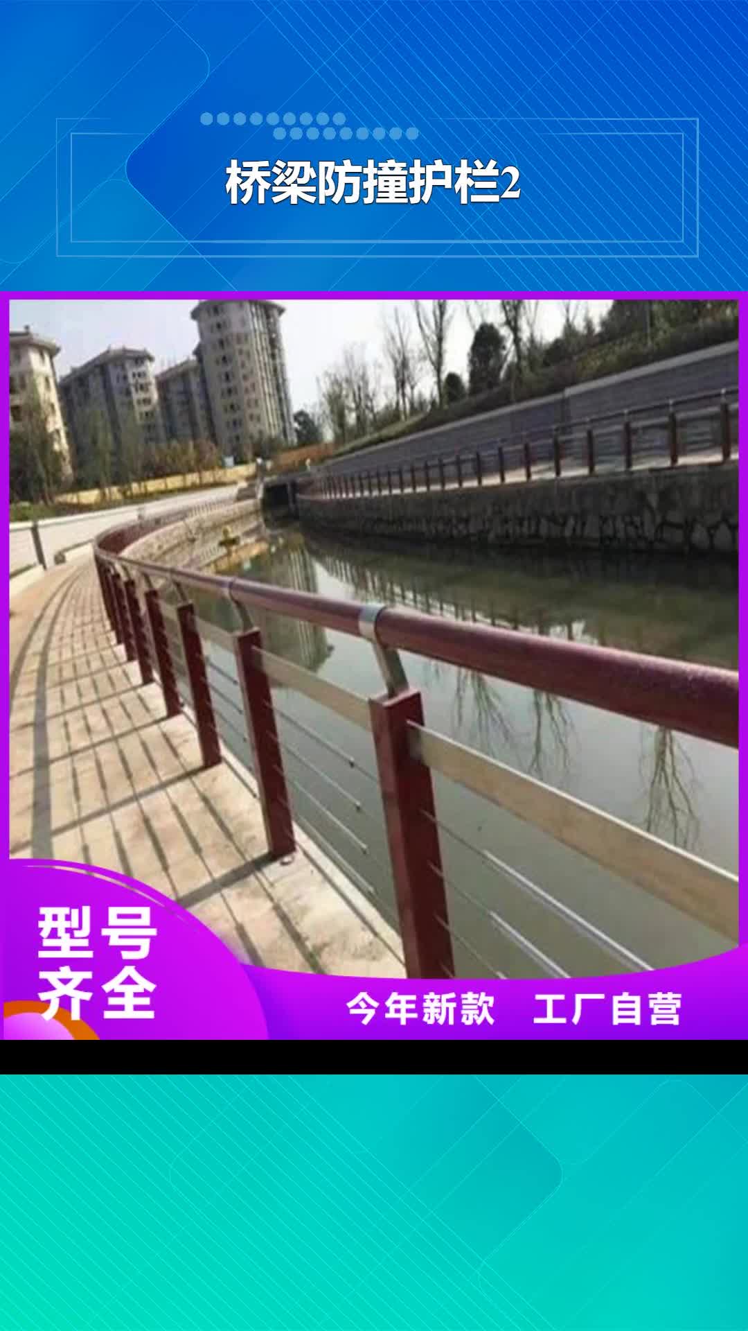 南昌【桥梁防撞护栏2】 不锈钢桥梁两侧防护栏可定制
